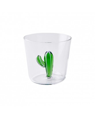 Pahar pentru apa, Cactus Green, 8 cm, Desert Plants - designer Alessandra Baldereschi - ICHENDORF